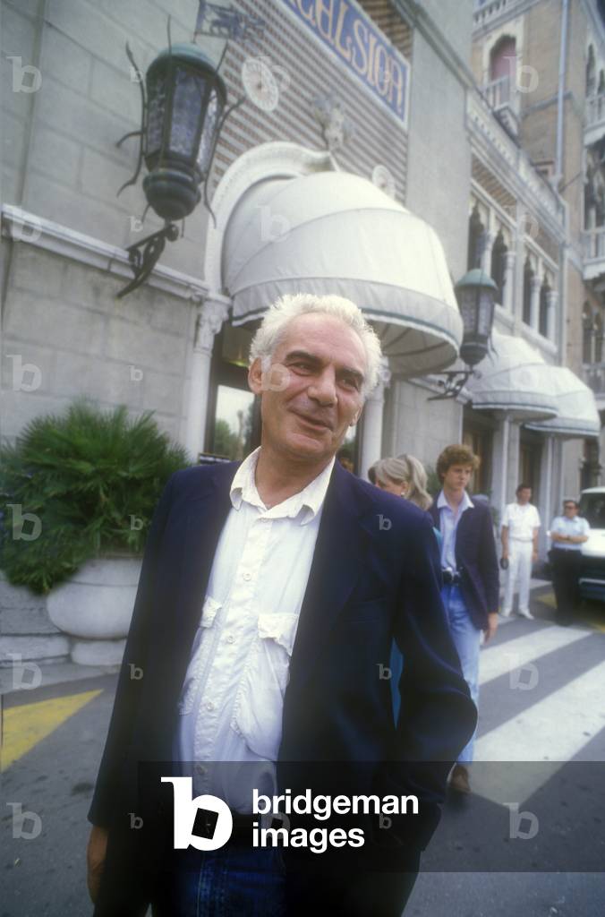 Venice Lido, Venice Film Festival 1987. Italian actor Gian Maria Volonte/Lido di Venezia, Mostra del Cinema di Venezia 1987. Attore Gian Maria Volonte -