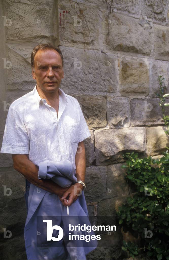 Portrait of the French comedian Jean Louis (Jean-Louis) Trintignant around 1985.