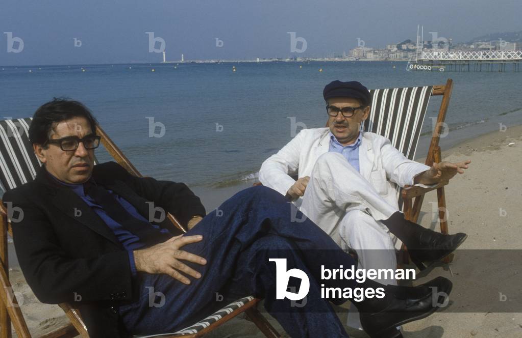 Venice Lido, Venice Film Festival 1984. Directors Paolo and Vittorio Taviani, members of the jury/Lido di Venezia, Mostra del Cinema di Venezia 1984. I registi Paolo e Vittorio Taviani, membri della giuria -