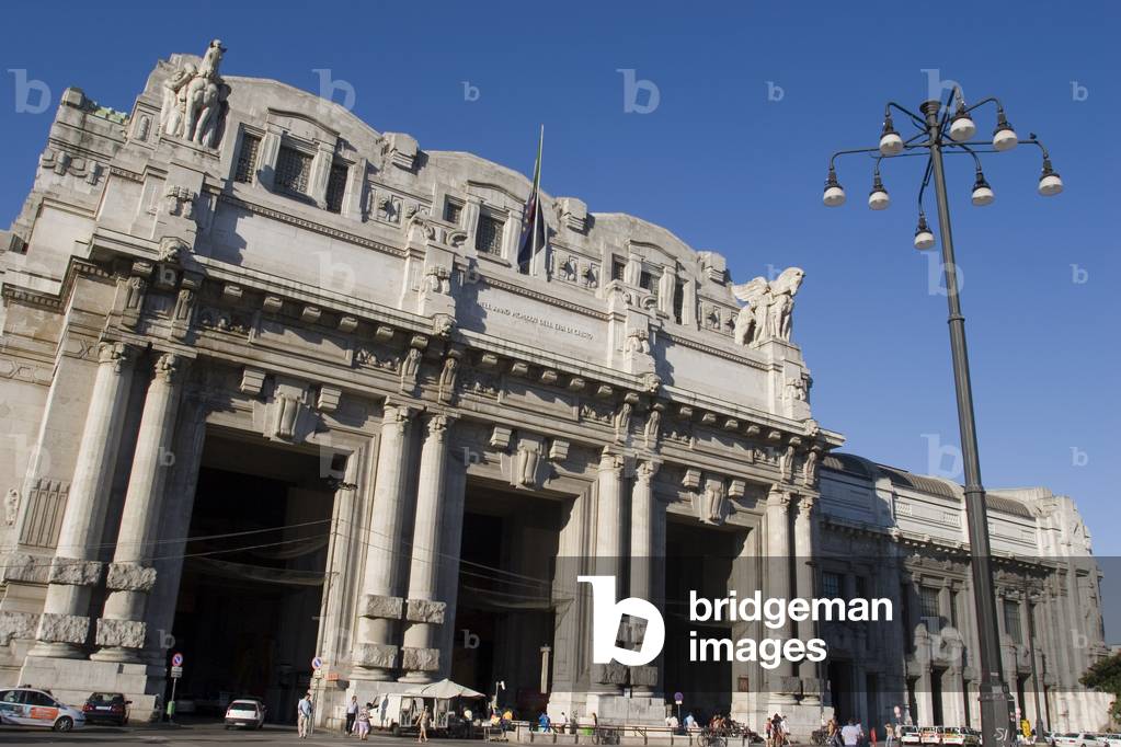 Milan Central Station by architect Ulisse Stacchini architect (1871-1947)