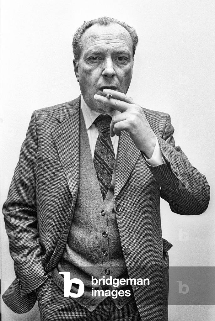 Milan, 1980 Italian writer Vittorio Sereni/Milano, 1980 Lo scrittore Vittorio Sereni-