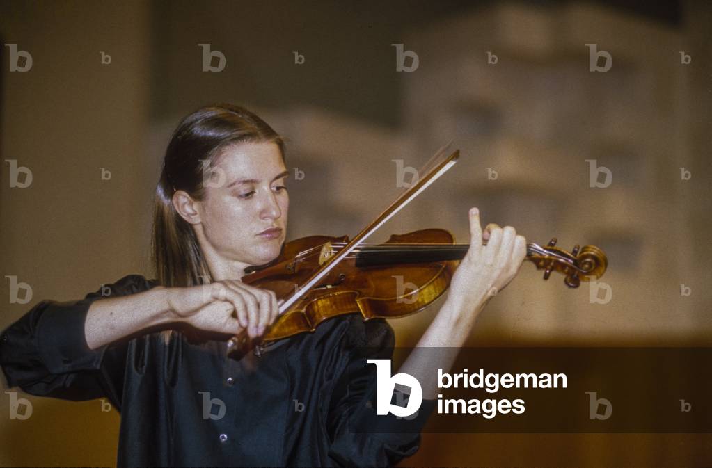 Rome 1989 Russian violinist Viktoria Mullova/Roma 1989 Viktoria Mullova -