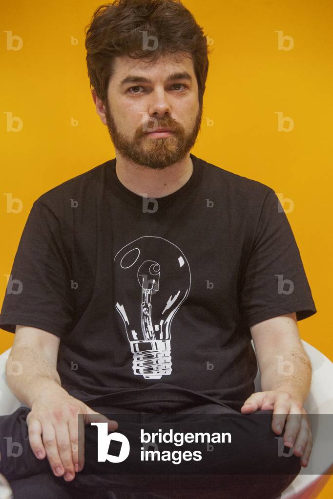 Turin, 2015. Italian writer Marco Peano (photo)