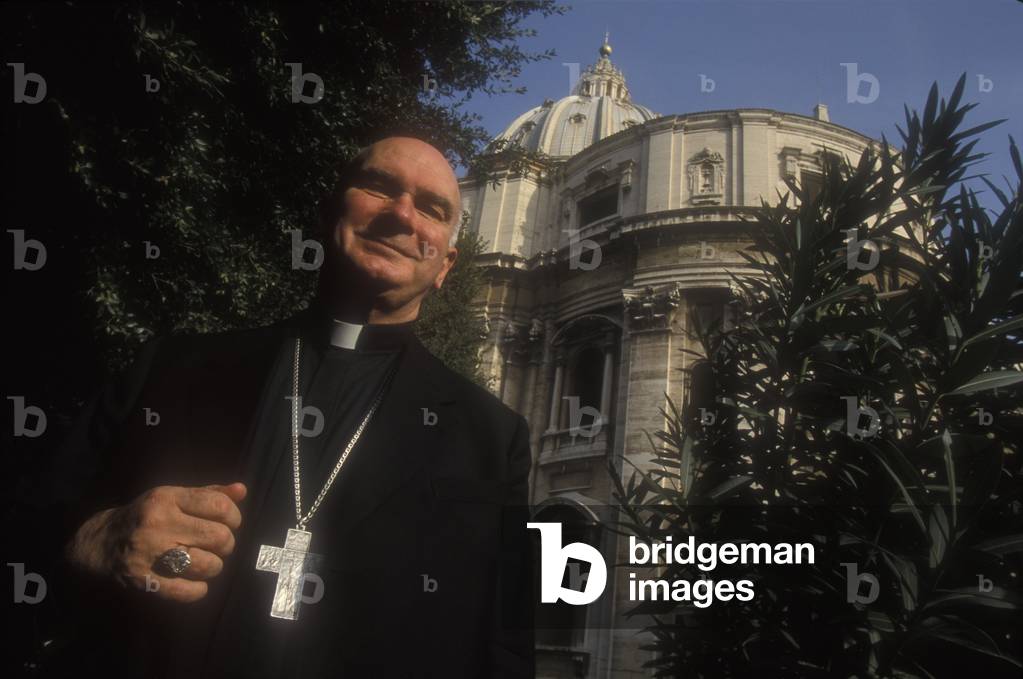 Vatican City, 1999. Archbishop John Foley (photo)