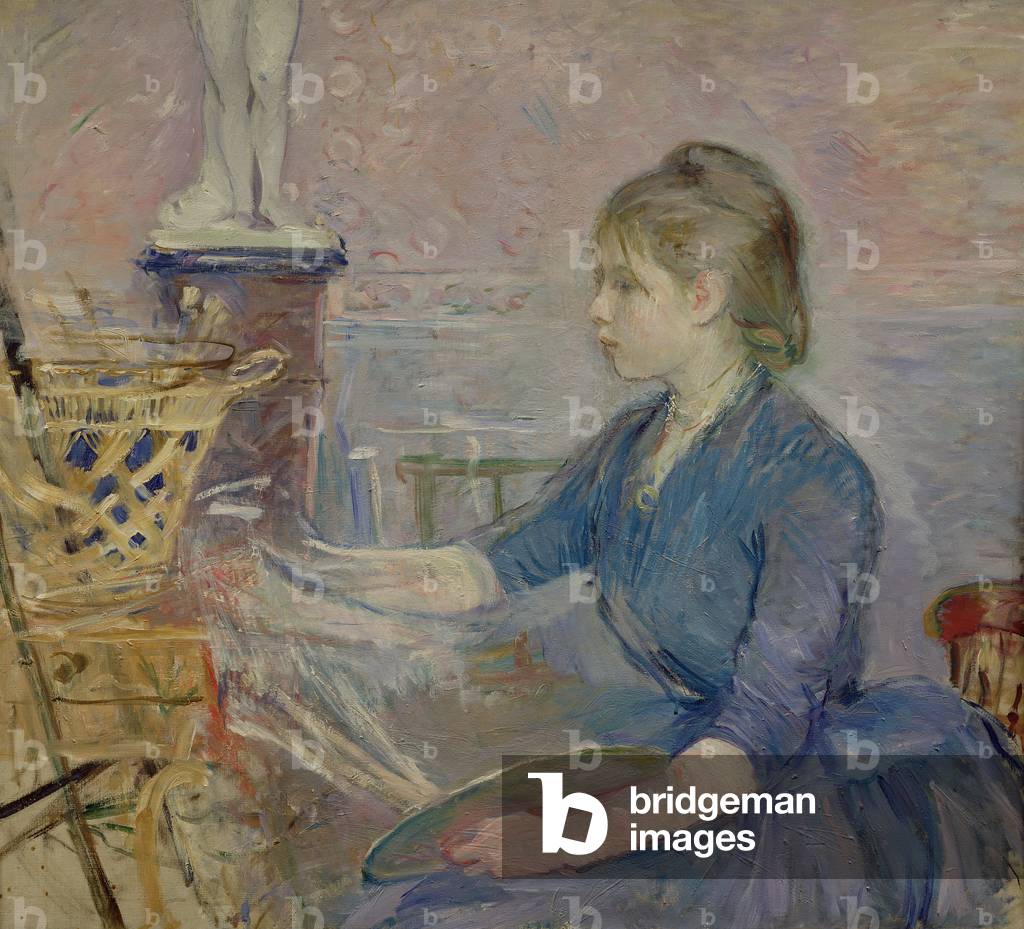 Image of Painting depicting Paule Gobillard (1867-1946) painting, 1887 by Berthe Morisot