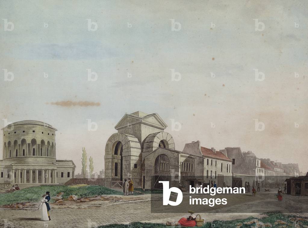 "Barriere du Faubourg Saint-Martin", 1809 di Philibert Louis Debucourt