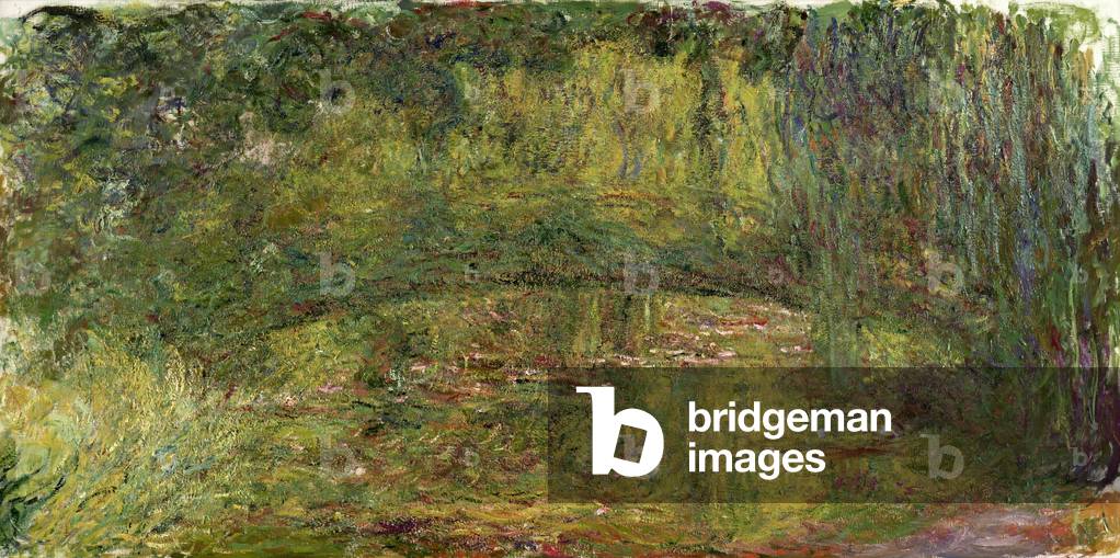 Die japanische Brücke, 1918 (Öl auf Leinwand)