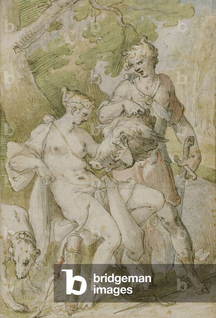 Mythologische Szene (Öl auf Leinwand)