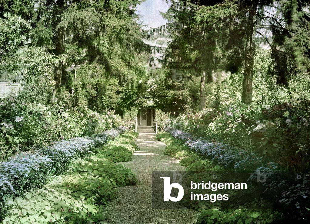 Image of Photography depicting Path in Monet's Garden at Giverny, 20th century by French Photographer