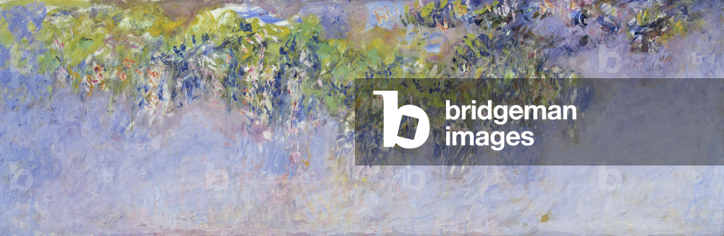 Immagine di Dipinto "Glicine", 20th Secolo di Claude Monet