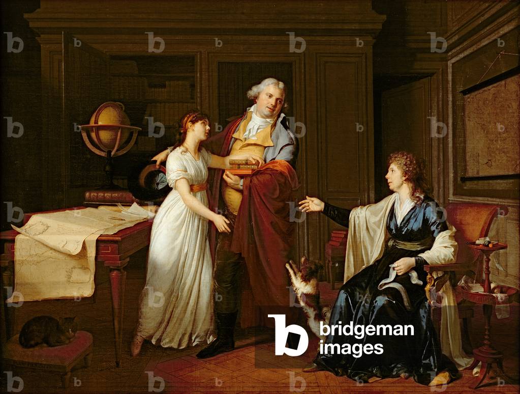 Immagine di Dipinto "Ritratto di famiglia", 1798 di Jacques Augustin Catherine Pajou
