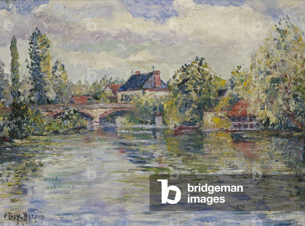 il ponte di Garennes (olio su tela)