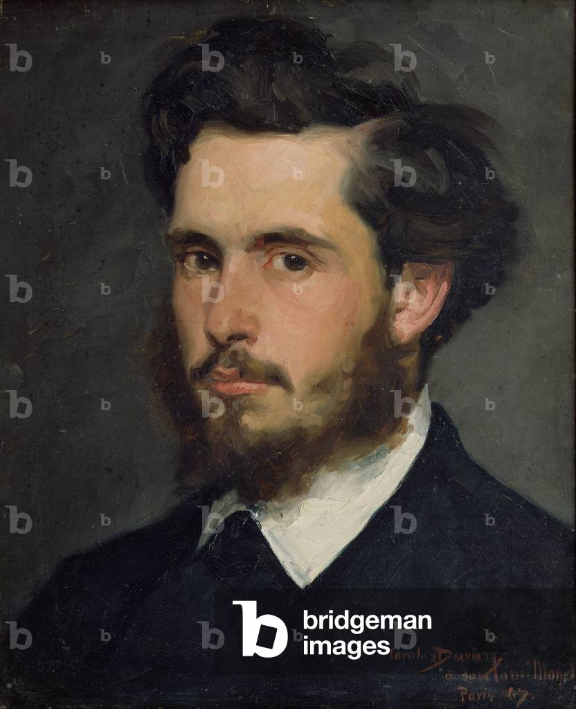 Ritratto di Claude Monet (1840-1926) 1867 (olio su tela)