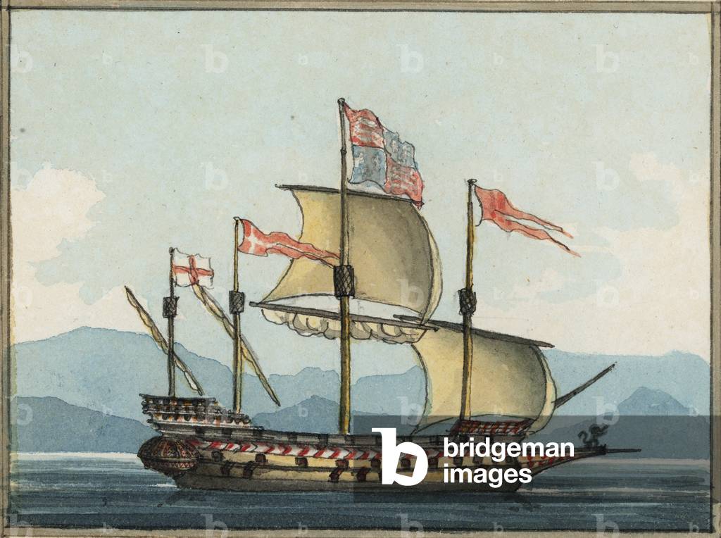 Taken from Tapestry of the House of Lords, 1809 (w/c)