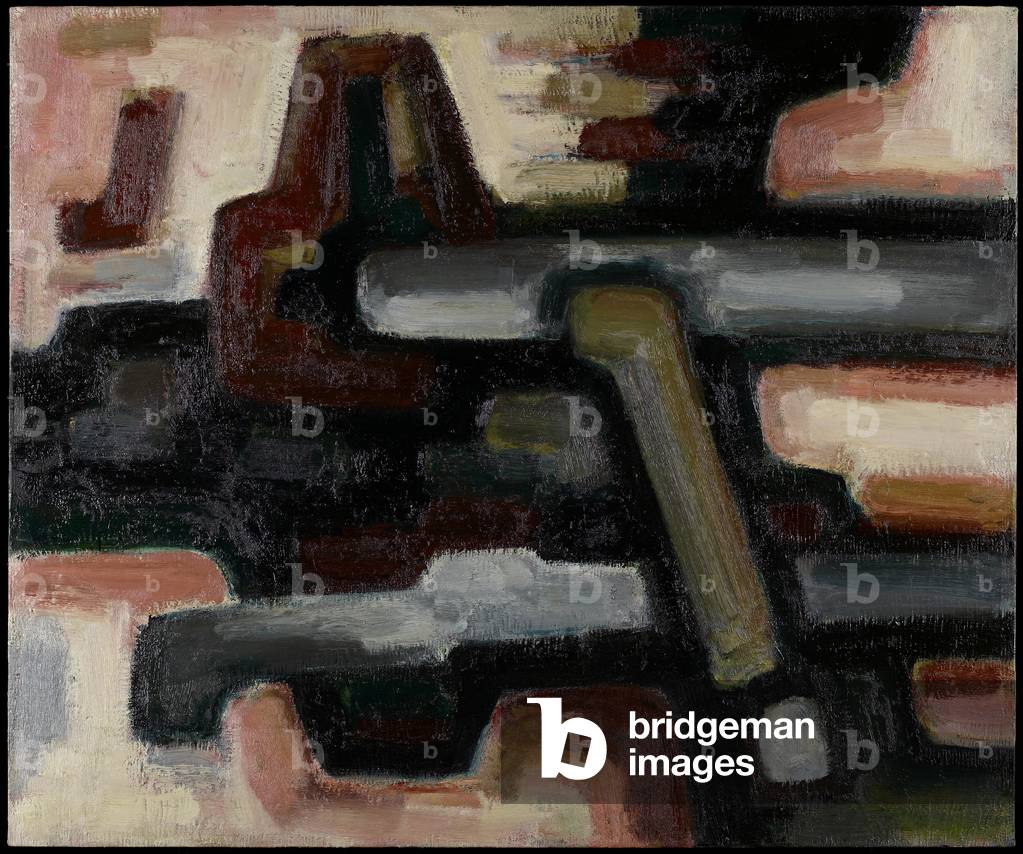 Return to E, 1988 (oil on linen)