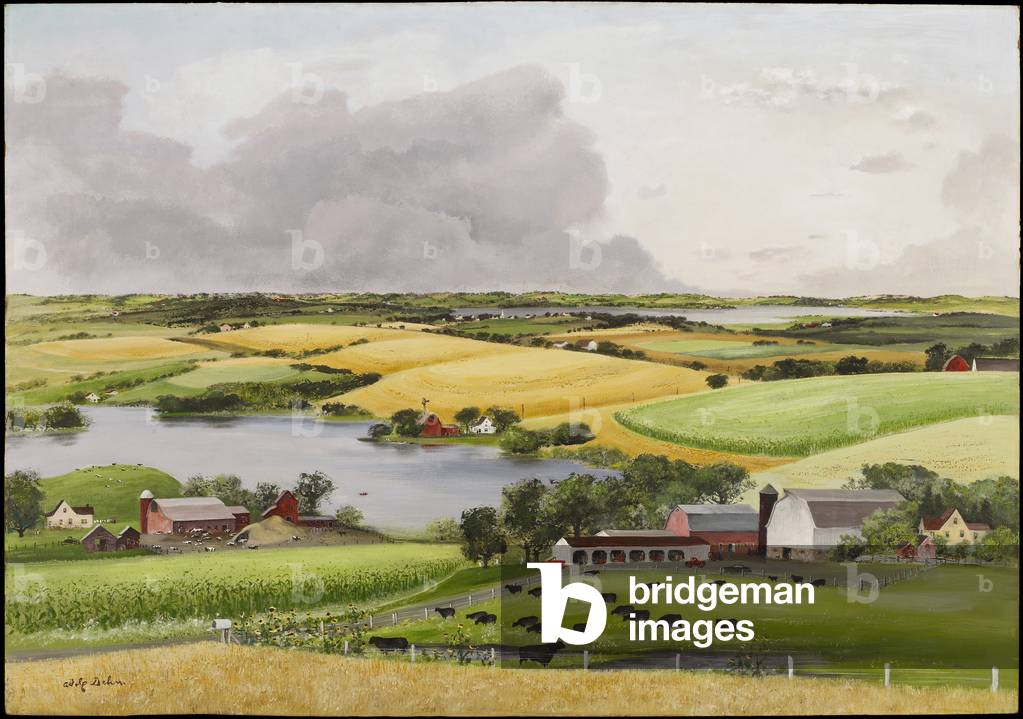 Carver County Summer Afternoon (oil on board)