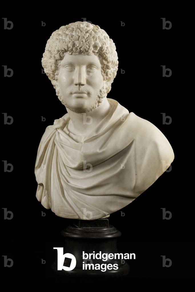 Bust of Emperor Hadrian as a Young Man, c.1590 (marble)