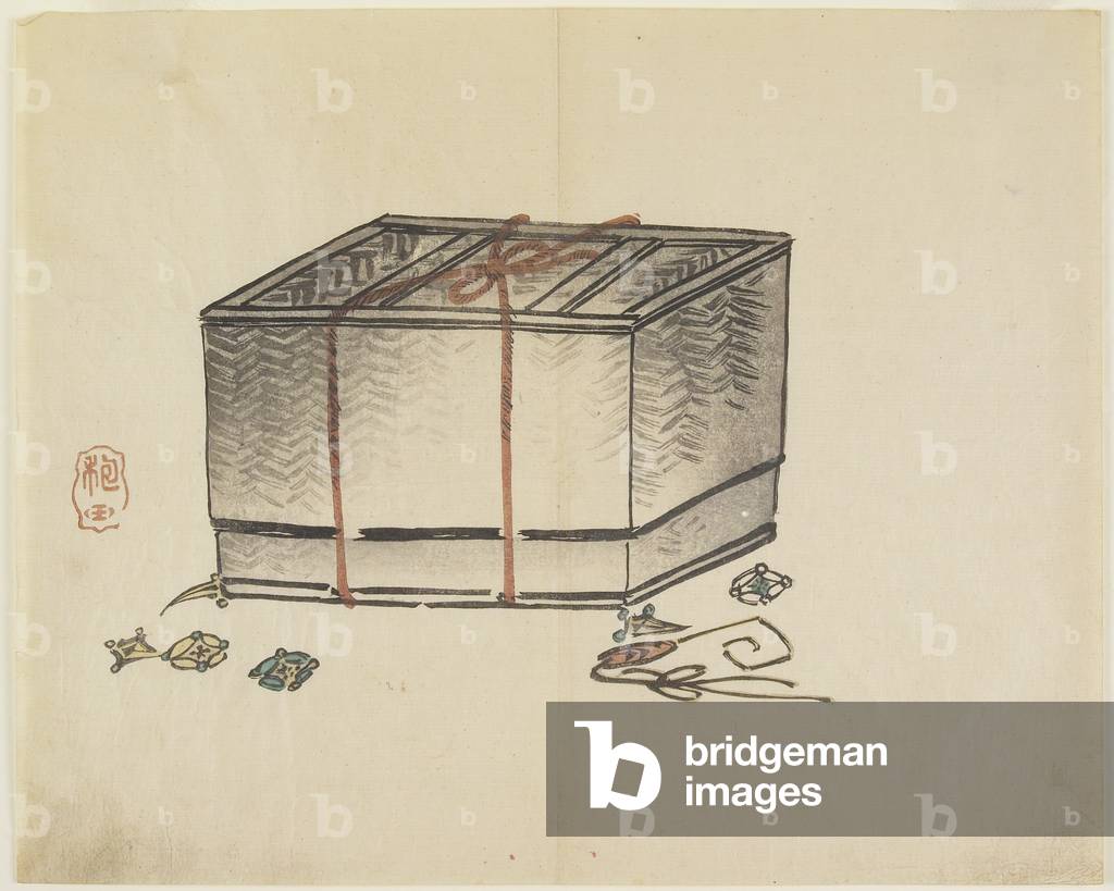 (Wicker Storage Box), c. 1830