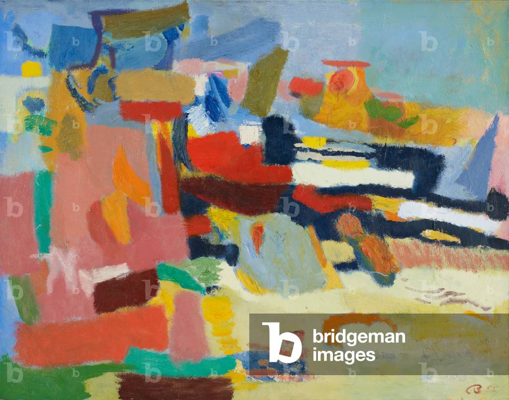 Bad Lands, 1955 (oil on canvas)
