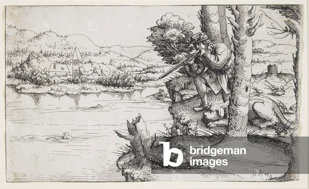 Duck Shooting with Firearms, 1545