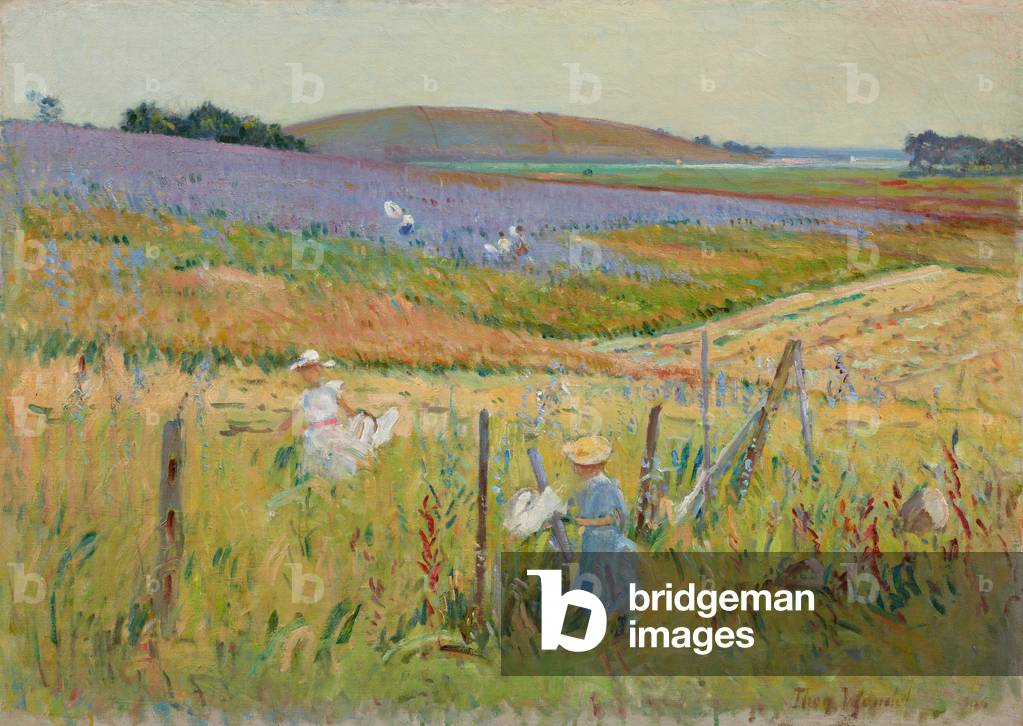 The Butterfly Catchers, 1900-8 (oil on canvas)