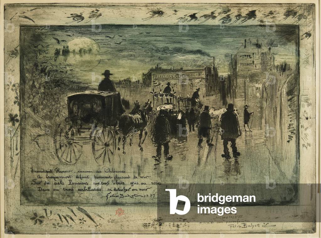 Funeral Procession on the Boulevard de Clichy, 1887