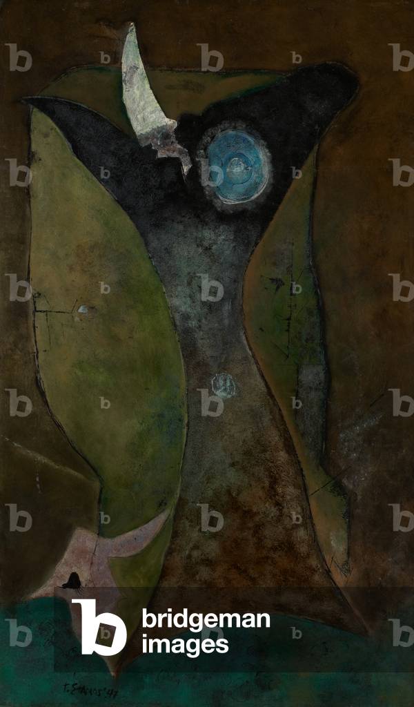 First Cyclops, #1, 1947 (oil on masonite)