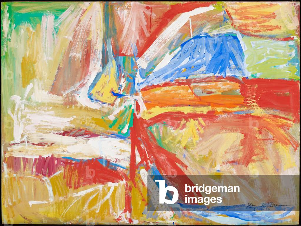 Northern Garden, 1956 (tempera glazed)