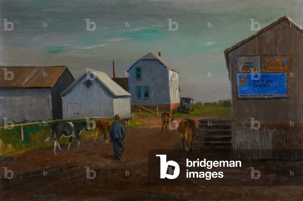 Range Village, 1930 (oil on canvas)
