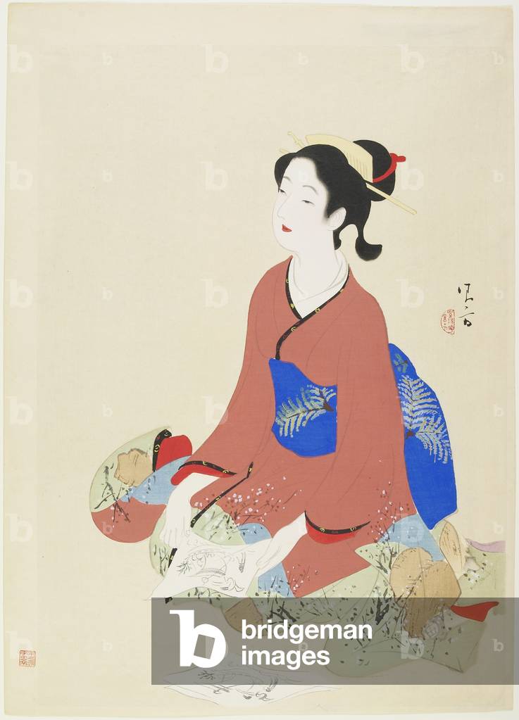 Treasure Ship, before 1973 (colour woodblock print)