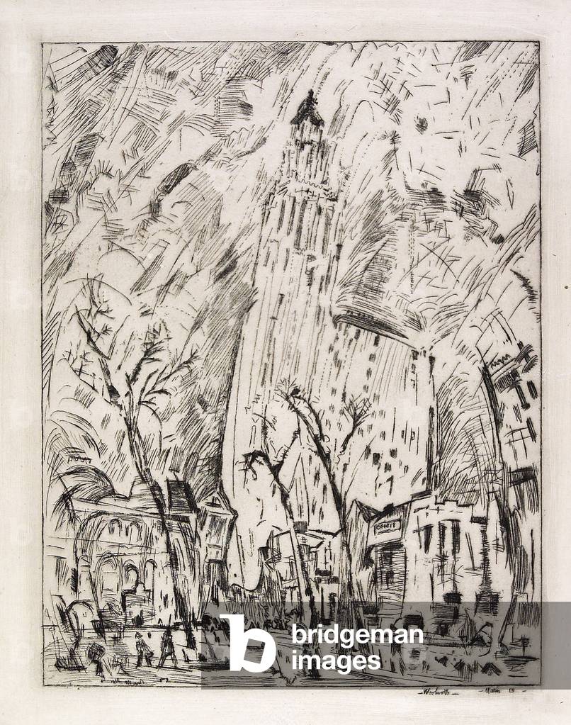 Woolworth Building (The Dance), 1913
