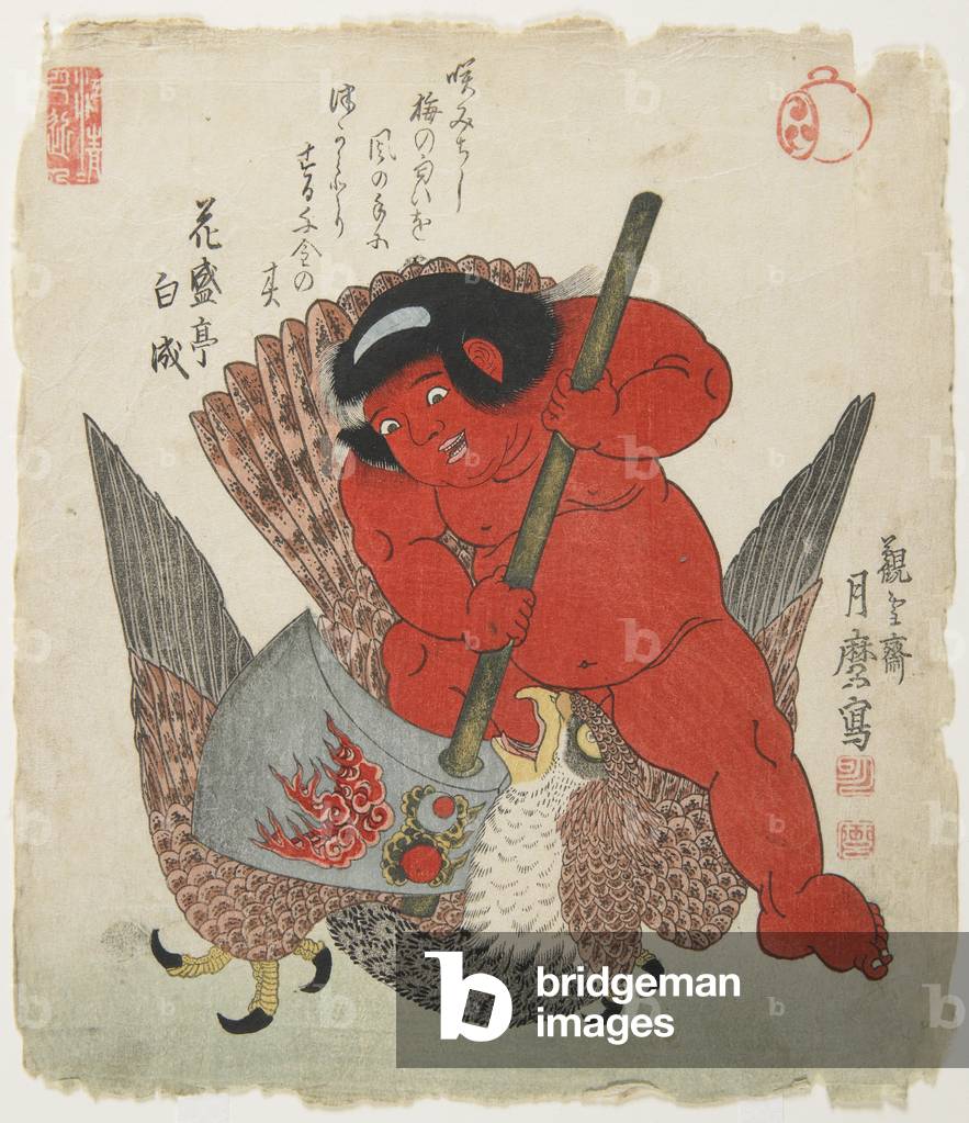 (Kintaro_ Fighting with an Eagle)