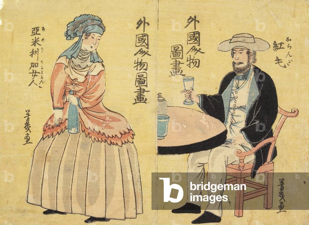 Dutch (right), American Woman (left)