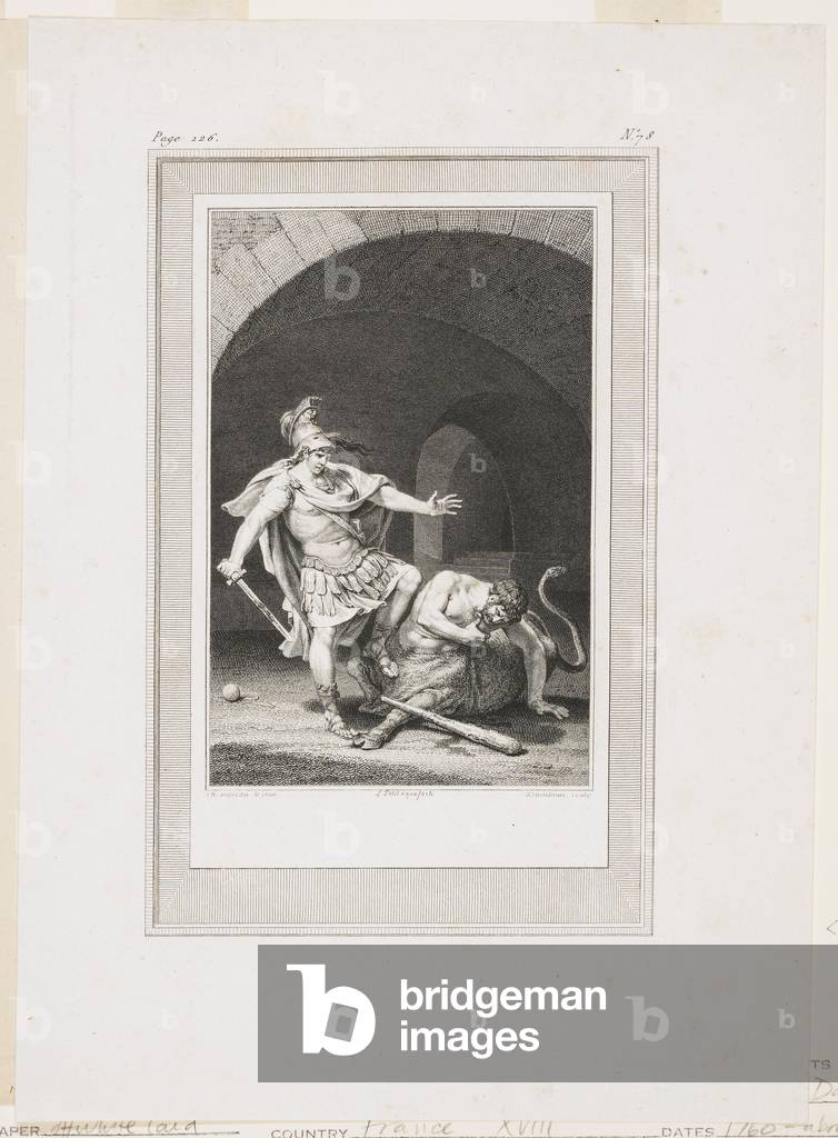 Vignette from the Metamorphoses of Ovid (etching & engraving)