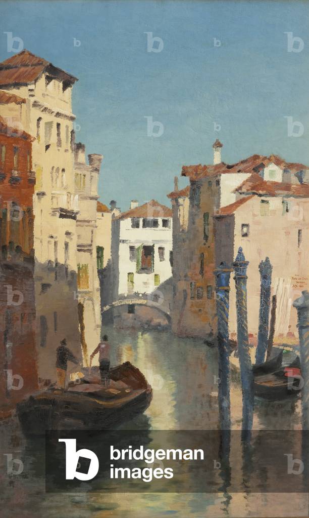 From Ponte del Cristo, Venezia, 1888 (oil on canvas)