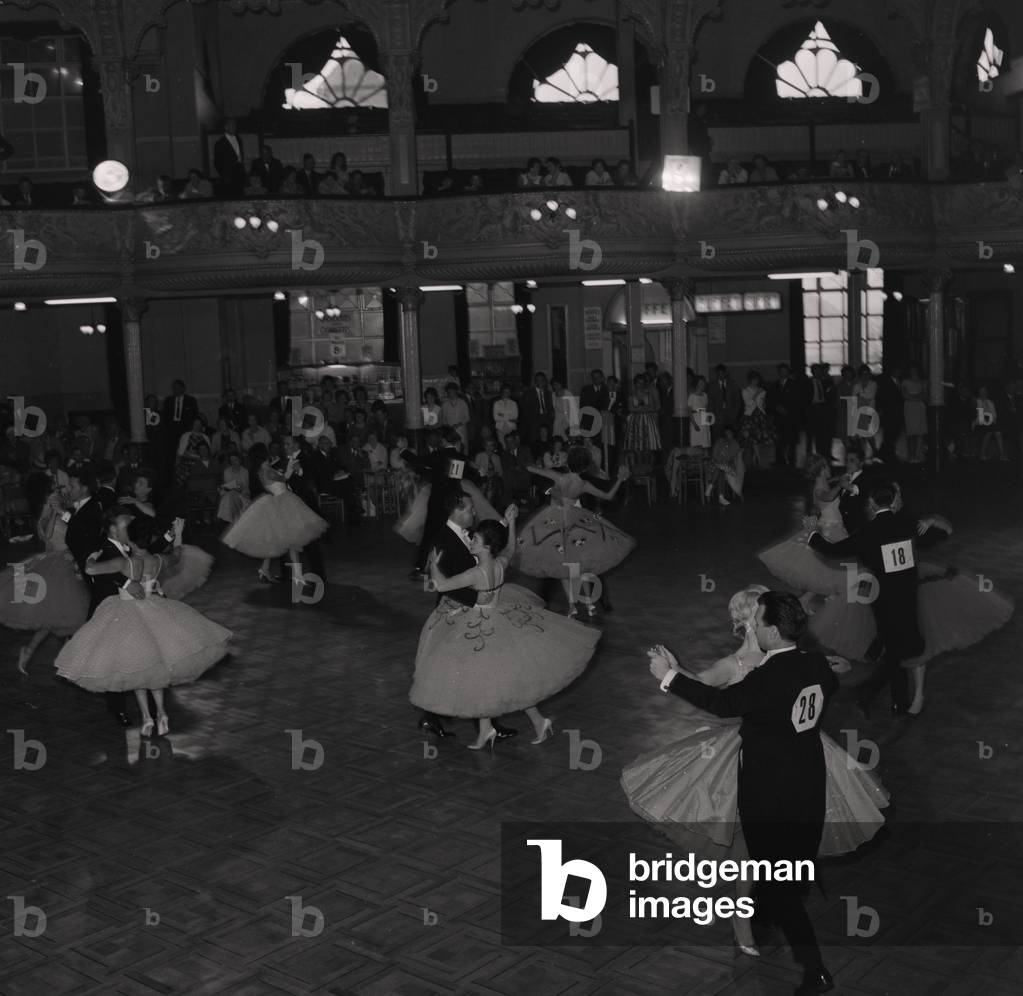 Dance Championships, Palace, Isle of Man, June 1962 (b/w photo)
