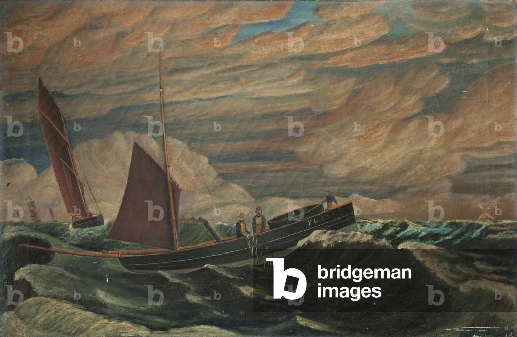 Fishing Boat 'PL 185' (oil on canvas)