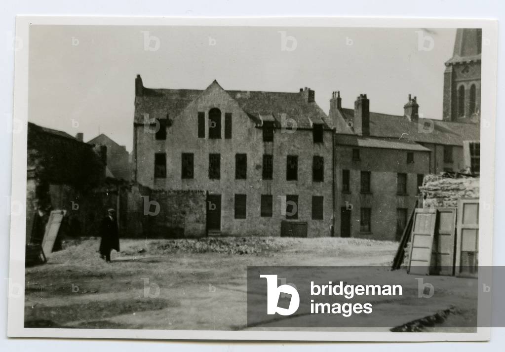 St Barnabas Square, Douglas, Isle of Man, 1932-34 (b/w photo)