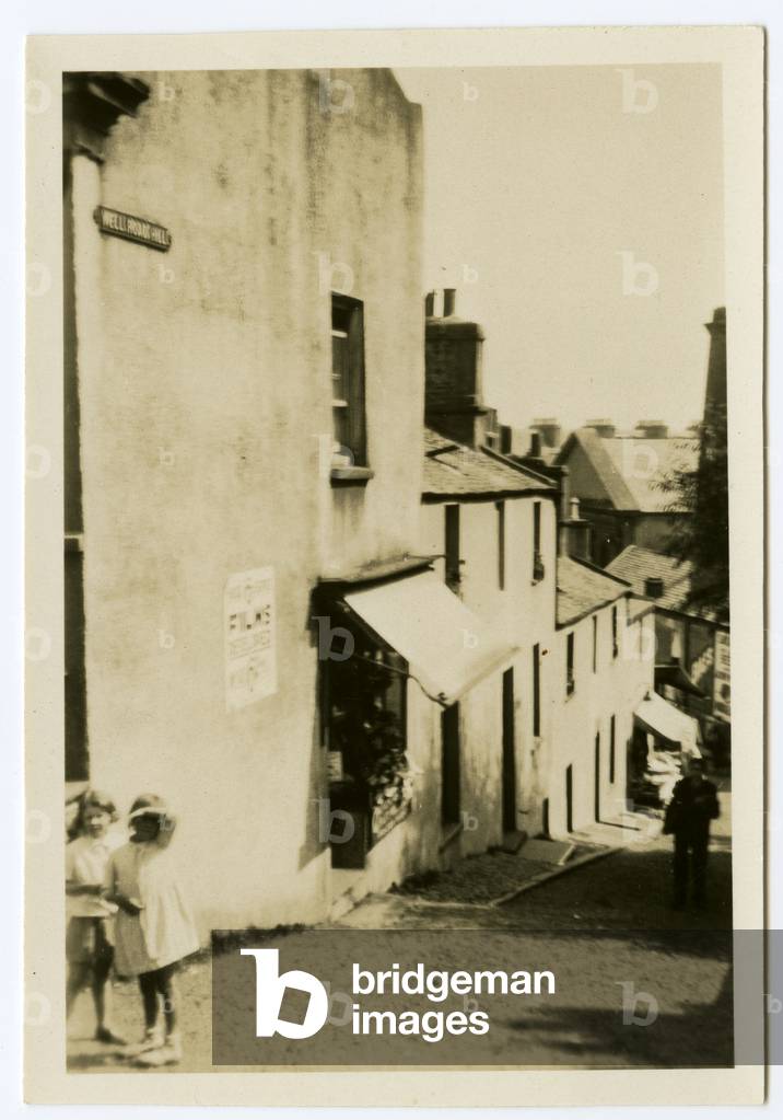 Upper portion of Well Road Hill, Douglas, Isle of Man, 1932-34 (b/w photo)