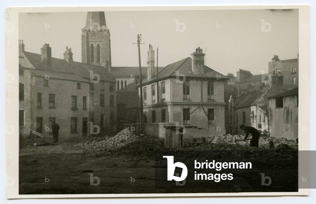 St Barnabas' Square, Douglas, Isle of Man, 1932-34 (b/w photo)