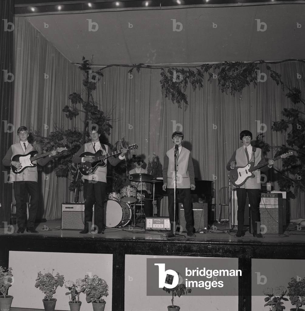 Holiday Camp beat group, July 1965 (b/w photo)