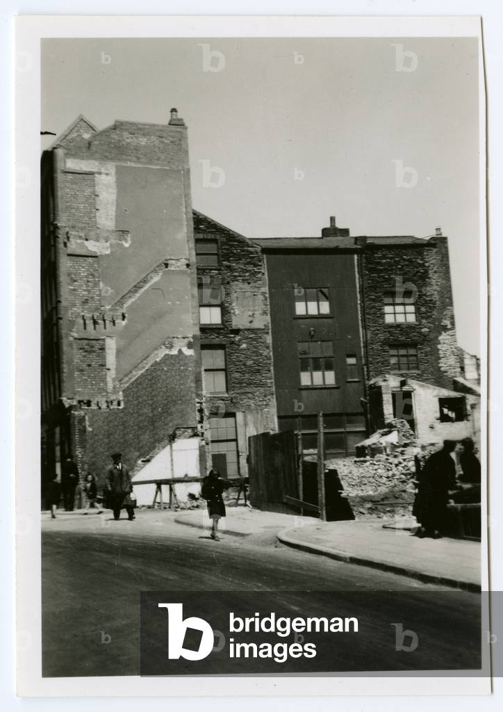 Top of Market Hill, Douglas, Isle of Man, 1935 (b/w photo)