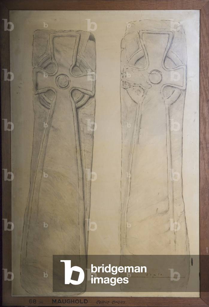 Maughold Cross Slab, c.1906 (ink on paper)