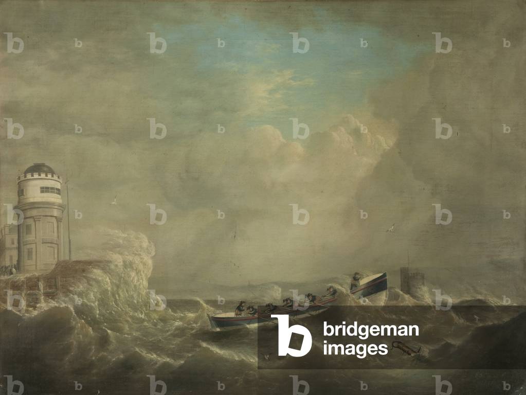 Douglas Lifeboat, 1868 (oil on canvas)