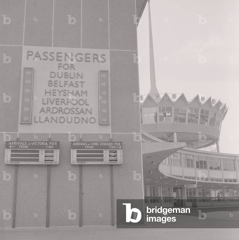 Seamen's strike, Sea Terminal, June 1966 (b/w photo)