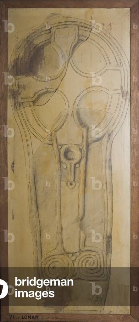 Hairdwillagh Cross Slab, c.1906 (ink on paper)