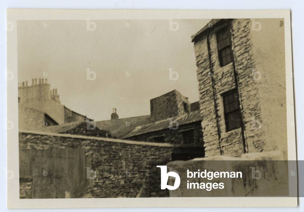 The only aspect of Spittal's House visible, Douglas, Isle of Man, 1932 (b/w photo)