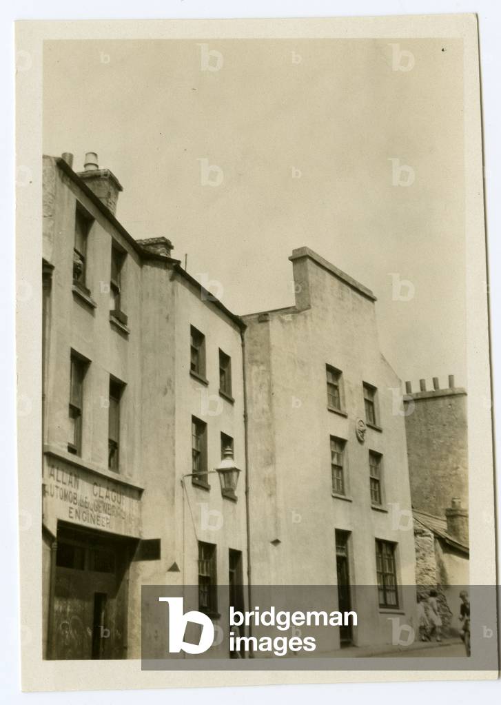 Top end of Barrack Street, Douglas, Isle of Man, 1932-34 (b/w photo)