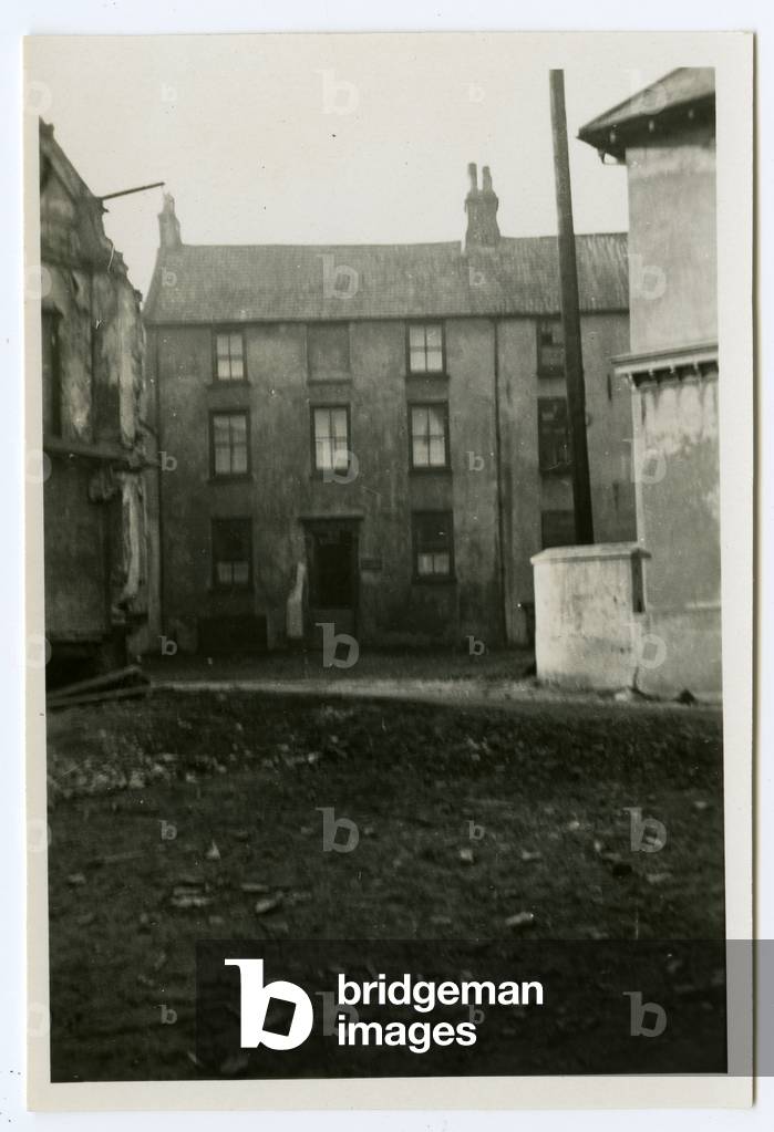 No. 3 St Barnabas Square from Fort Street, Douglas, Isle of Man, 1932-34 (b/w photo)