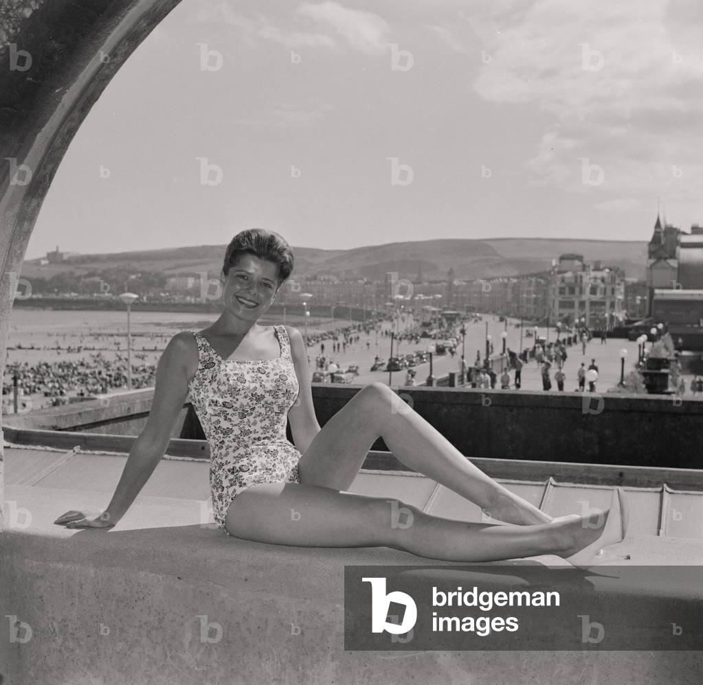 Miss Jurby, July 1960 (b/w photo)